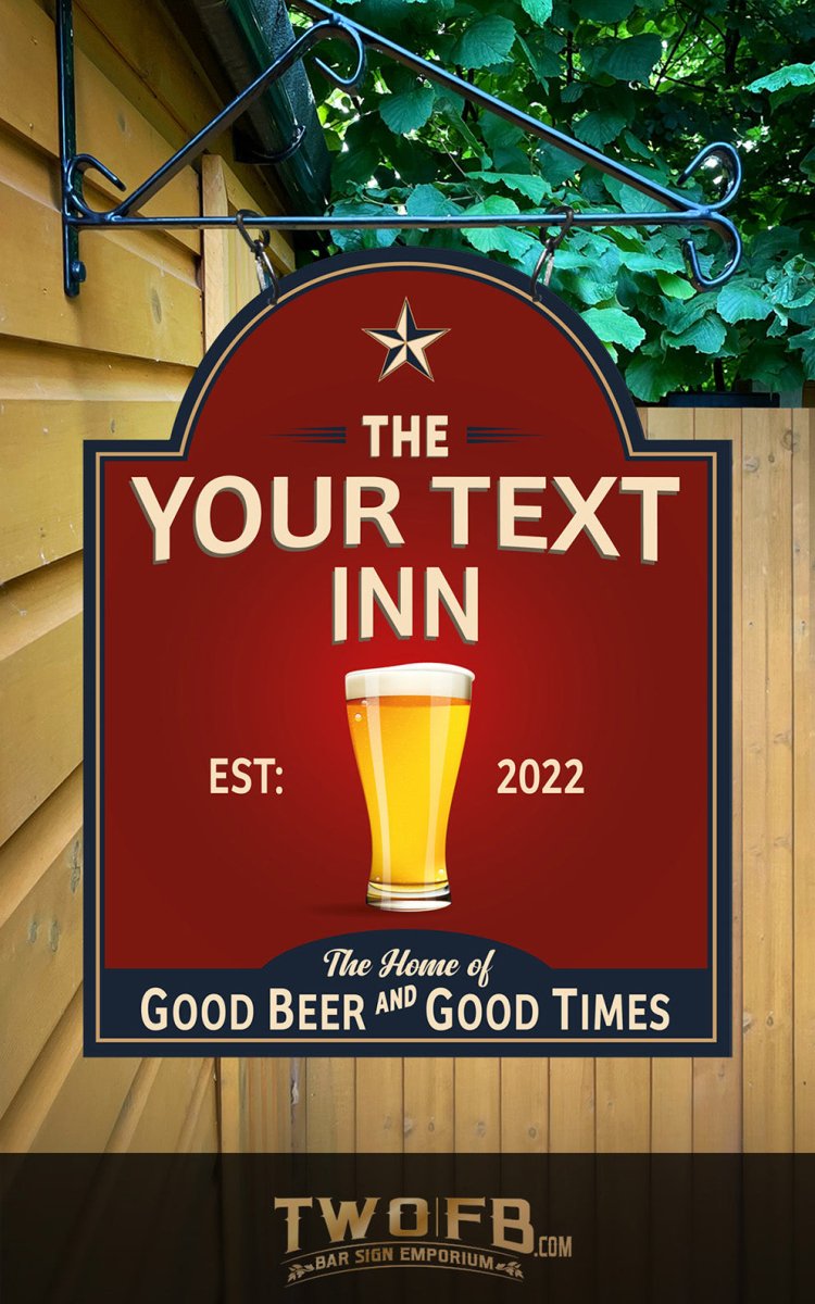 Custom bar signs | Personalised Bar Sign | Traditional Pub Sign | Bar Sign | Shed Sign