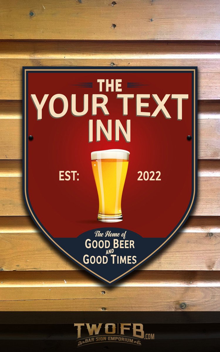 Custom bar signs | Personalised Bar Sign | Traditional Pub Sign | Bar Sign | Shed Sign