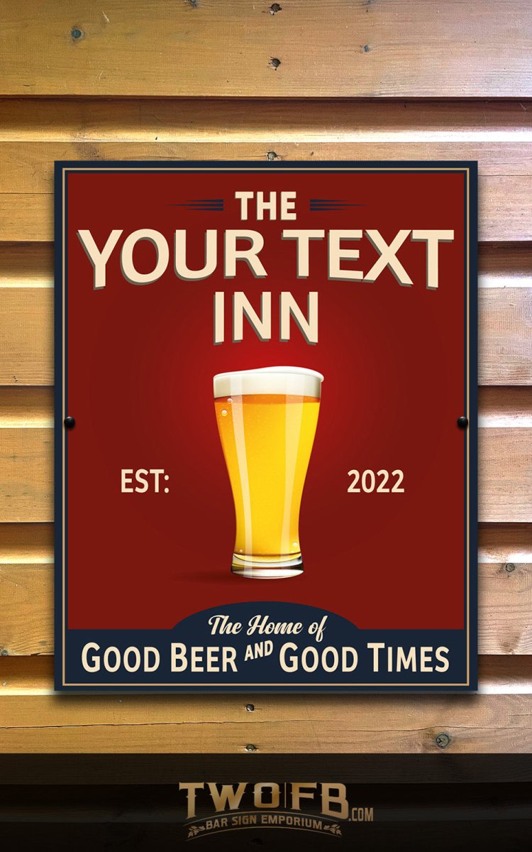 Custom bar signs | Personalised Bar Sign | Traditional Pub Sign | Bar Sign | Shed Sign