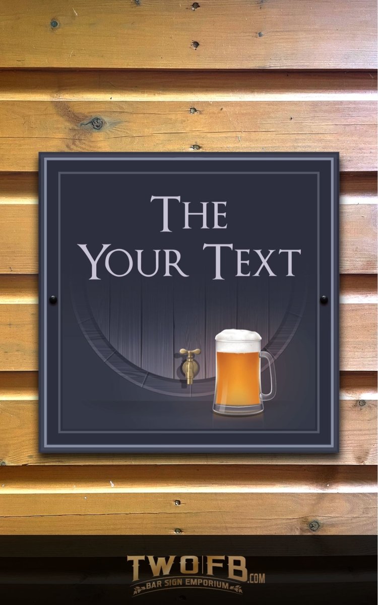 Tap Room | Craft Beer Sign | Personalised Bar Sign – Two Fat Blokes Ltd