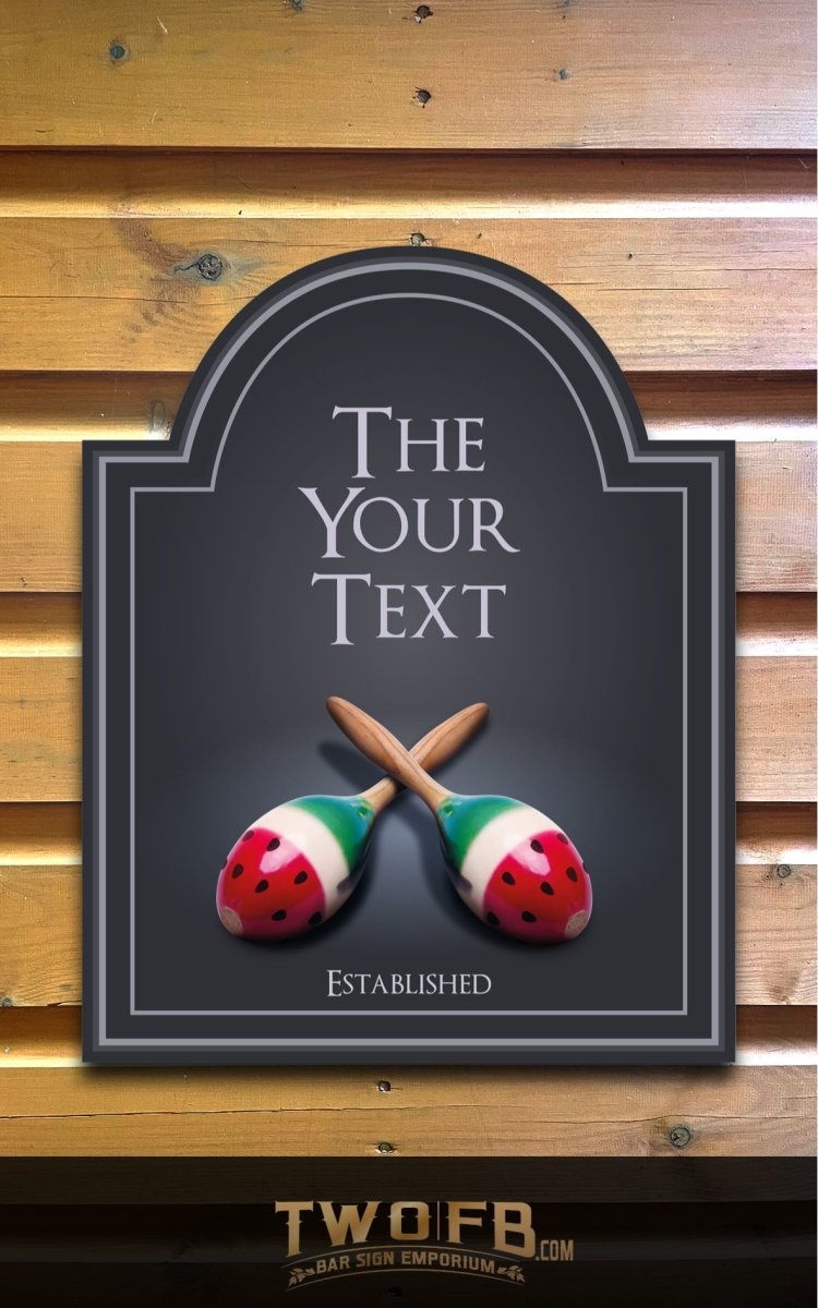 The Twisted Melon Personalised Bar Sign Custom Pub Signs from Twofb.com pub signs made to order