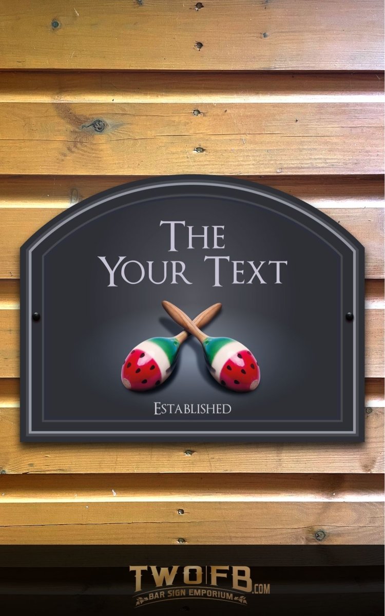 The Twisted Melon Personalised Bar Sign Custom Signs from Twofb.com pub sign .com