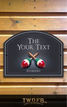Load image into Gallery viewer, The Twisted Melon Personalised Bar Sign Custom Signs from Twofb.com pub sign .com
