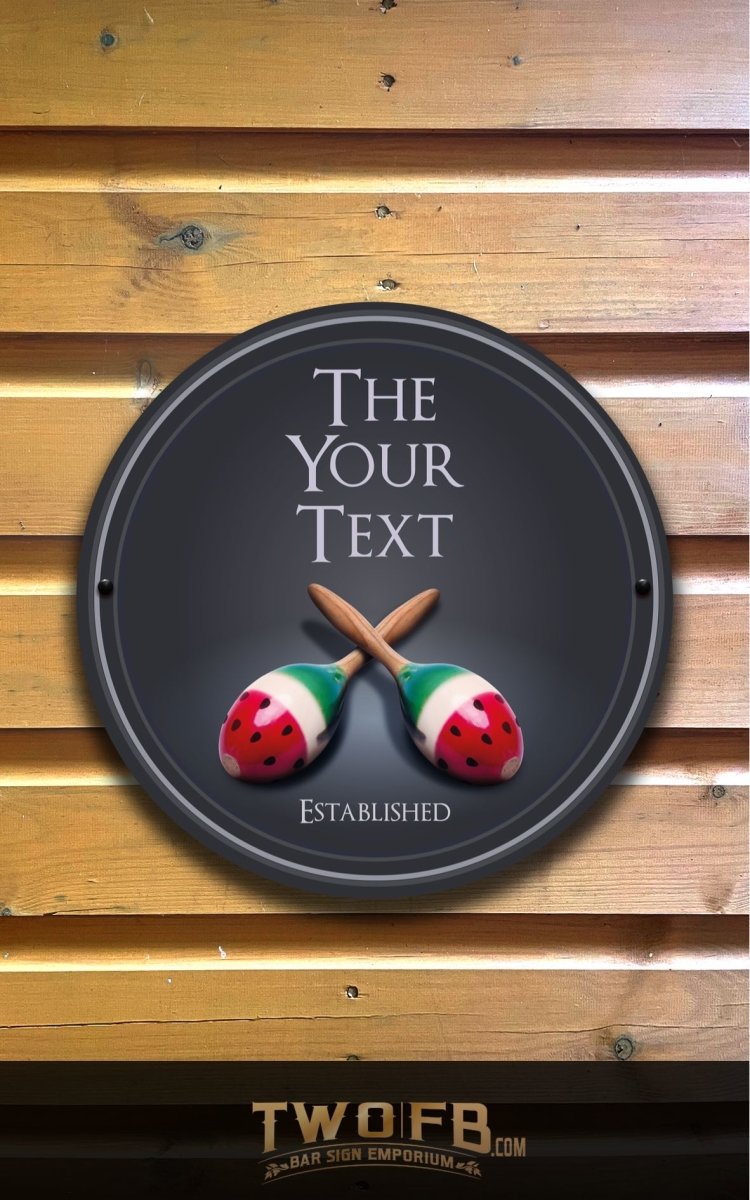 The Twisted Melon Personalised Bar Sign Custom Signs from Twofb.com bespoke pub signs