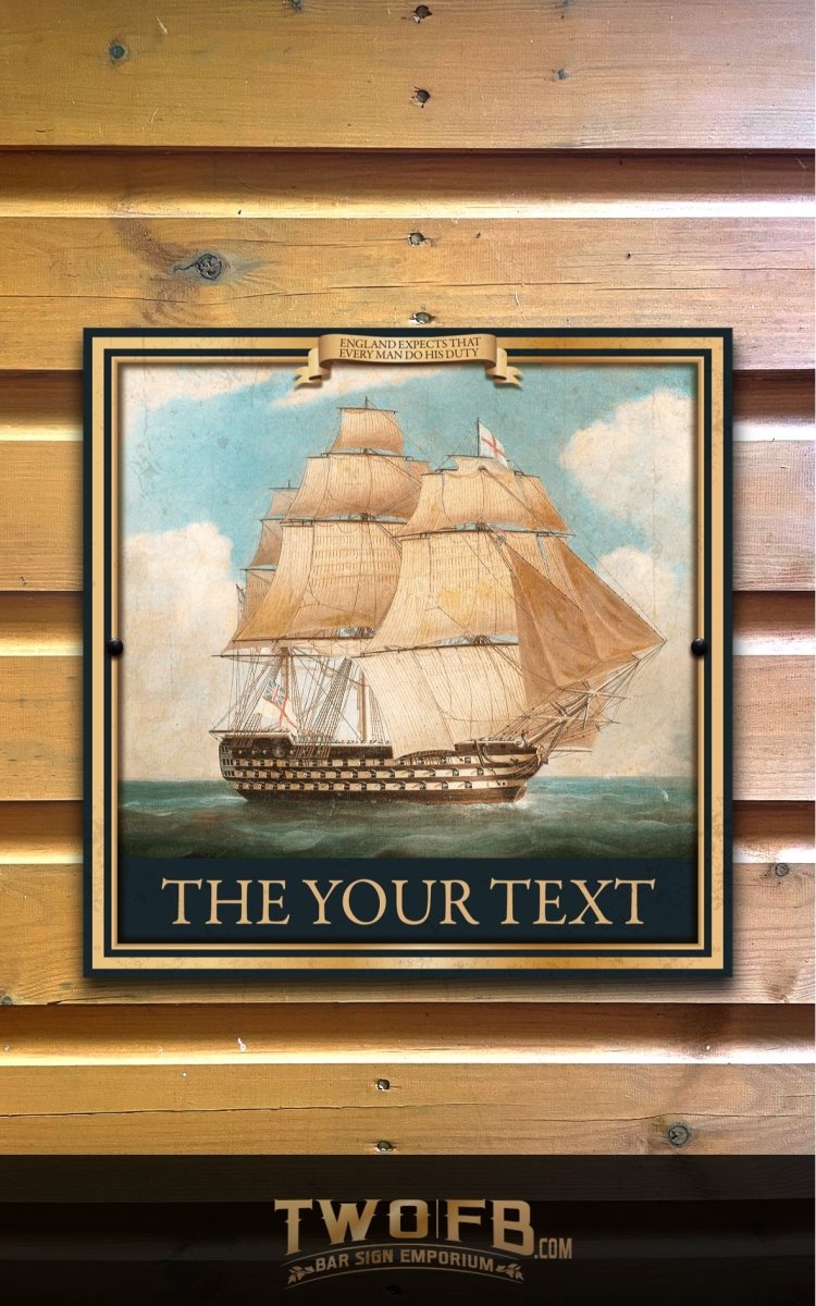 The Victory Inn Personalised Bar Sign Custom Signs from Twofb.com Barsigns.uk