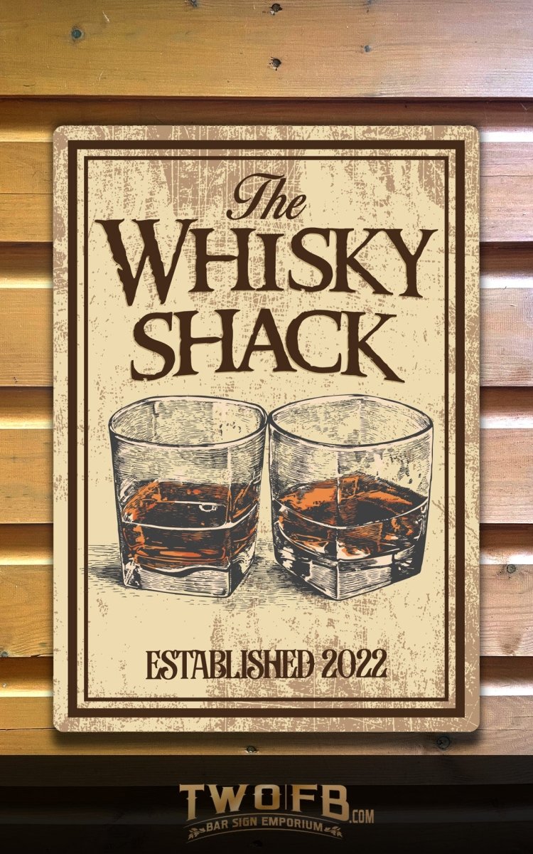 The Whisky Shack | Budget Bar Sign | Whiskey Pub Sign
