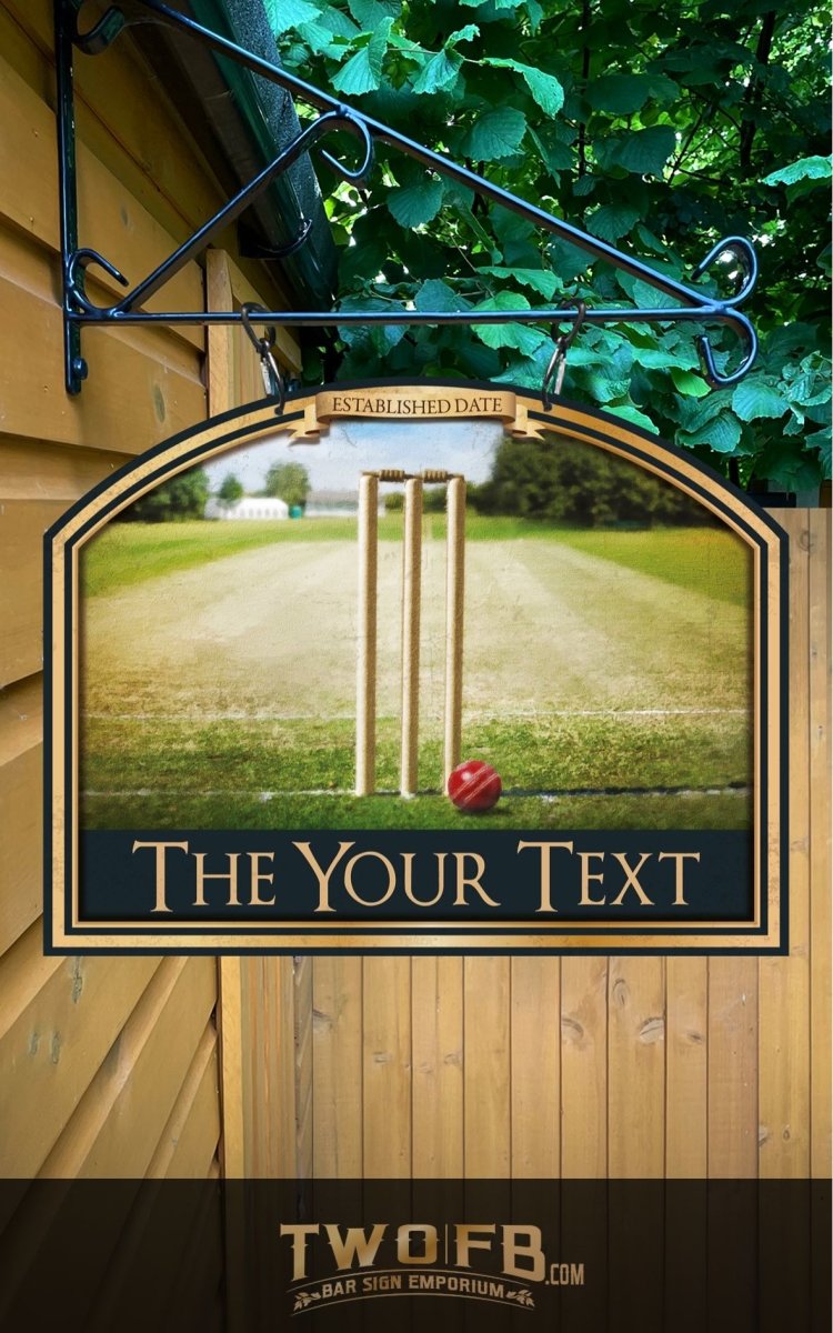 The Wicket Personalised Bar Sign Custom Signs from Twofb.com signs for bars