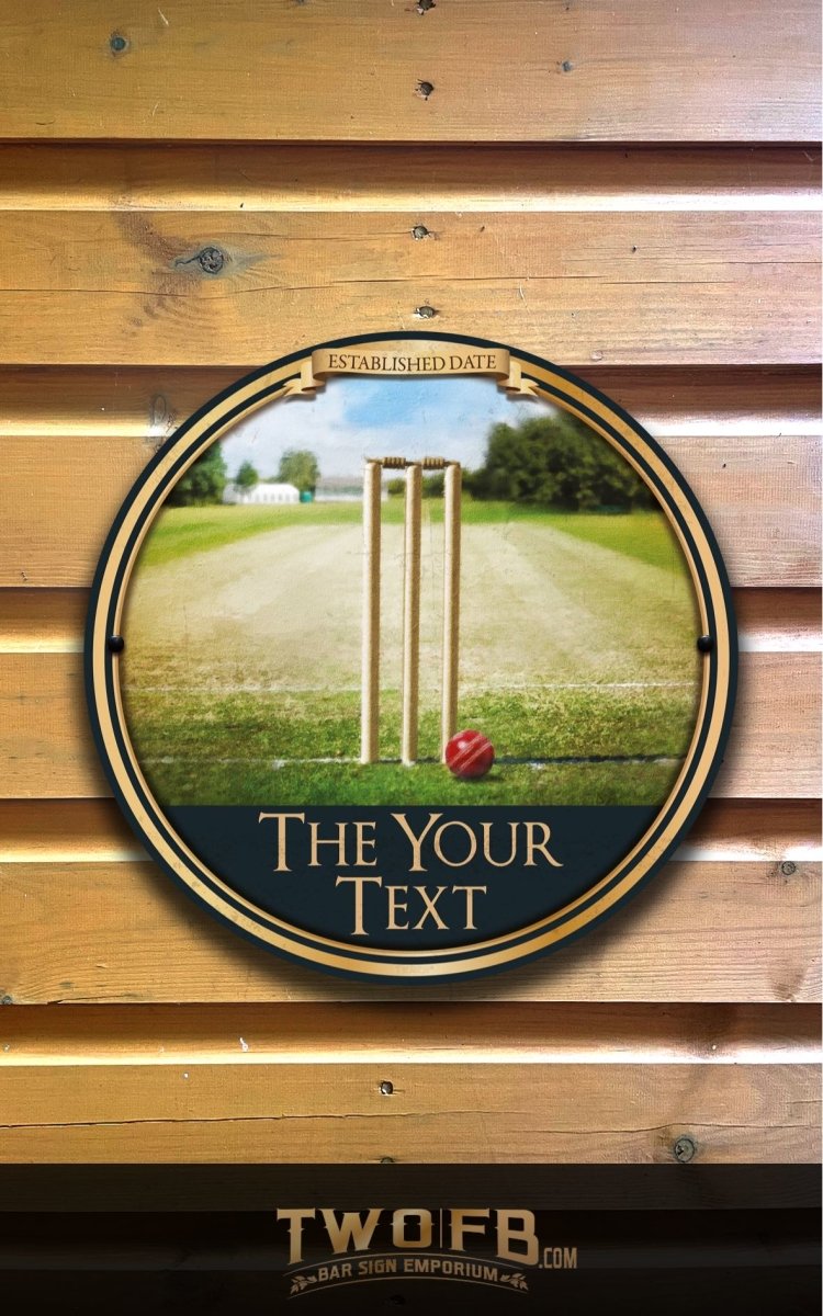 The Wicket Personalised Bar Sign Custom Signs from Twofb.com signs for bars