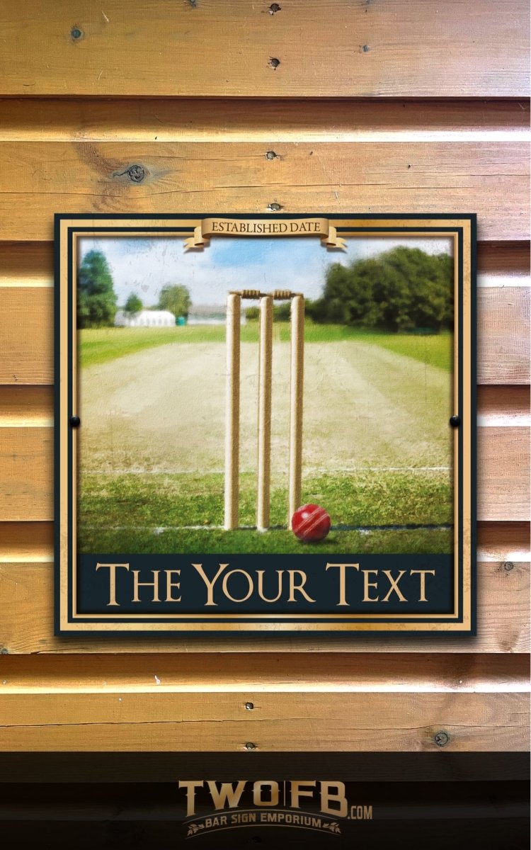 The Wicket Personalised Bar Sign Custom Signs from Twofb.com signs for bars