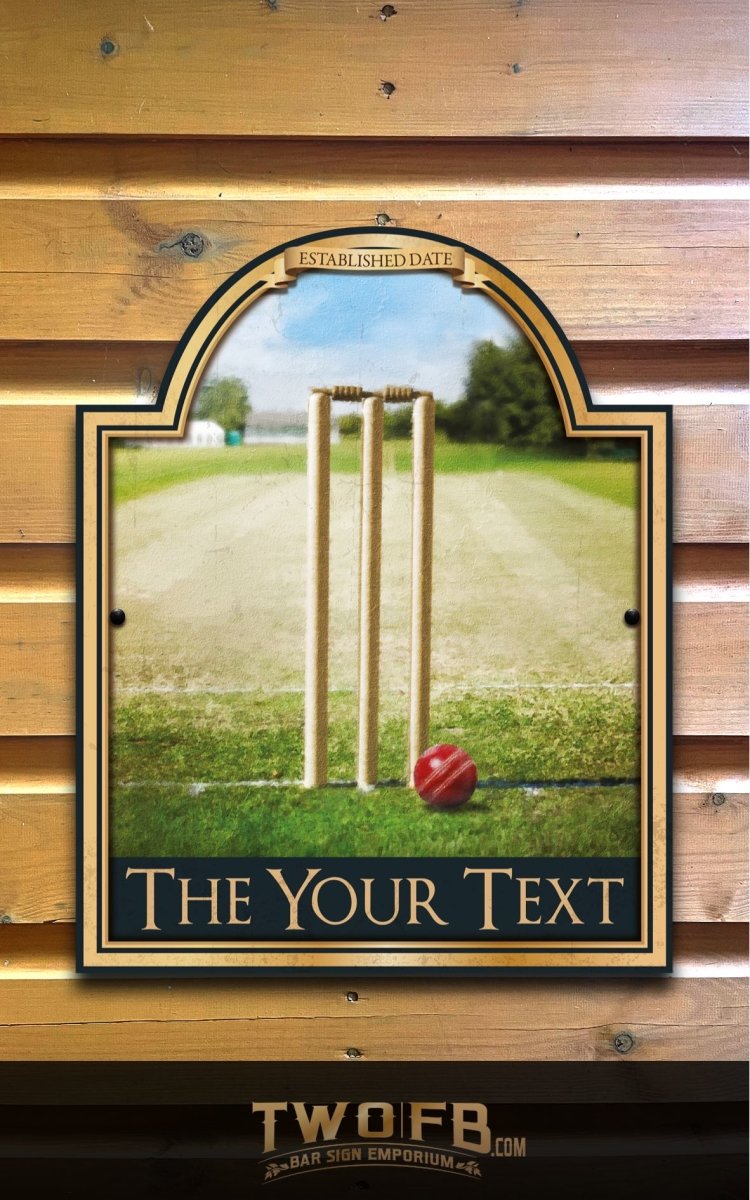 The Wicket Personalised Bar Sign Custom Signs from Twofb.com signs for bars