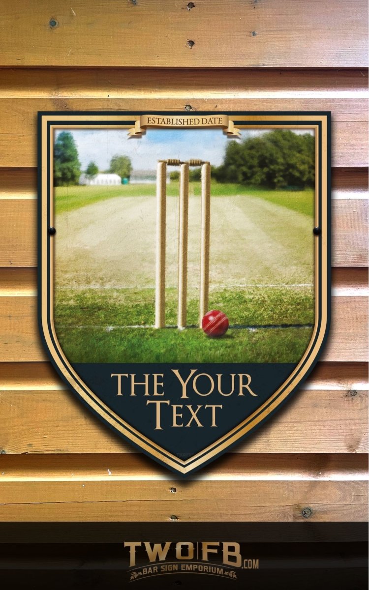 The Wicket Personalised Bar Sign Custom Signs from Twofb.com signs for bars