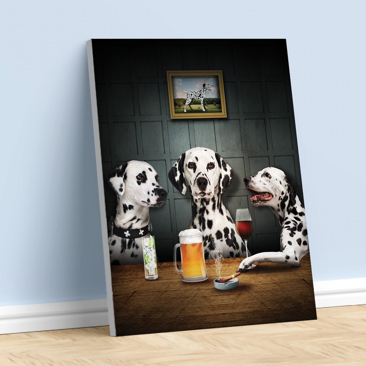 Three Dog Inn artwork on Canvas Custom Signs from Twofb.com signs for bars