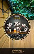 Load image into Gallery viewer, Three Dog Inn Personalised Outdoor Bar Sign Custom Signs from Twofb.com Bar signs UK

