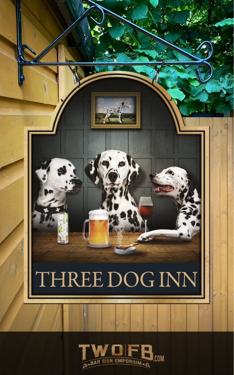 Three Dog Inn Personalised Outdoor Bar Sign Custom Signs from Twofb.com Pub Signs UK Buy