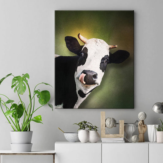 Tipsy Cow artwork on Canvas Custom Signs from Twofb.com signs for bars