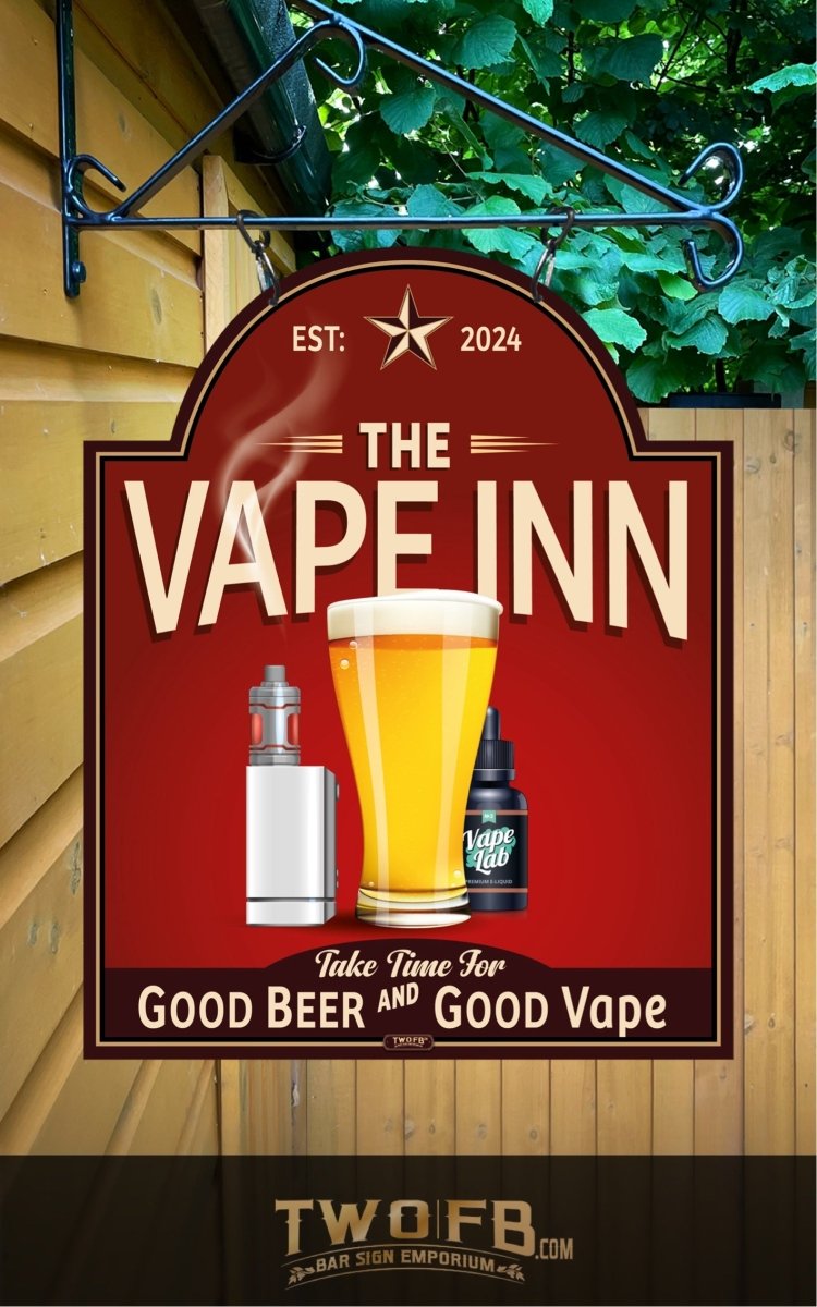 Vape Inn | Personalised Bar Sign | Vapers Bar Sign