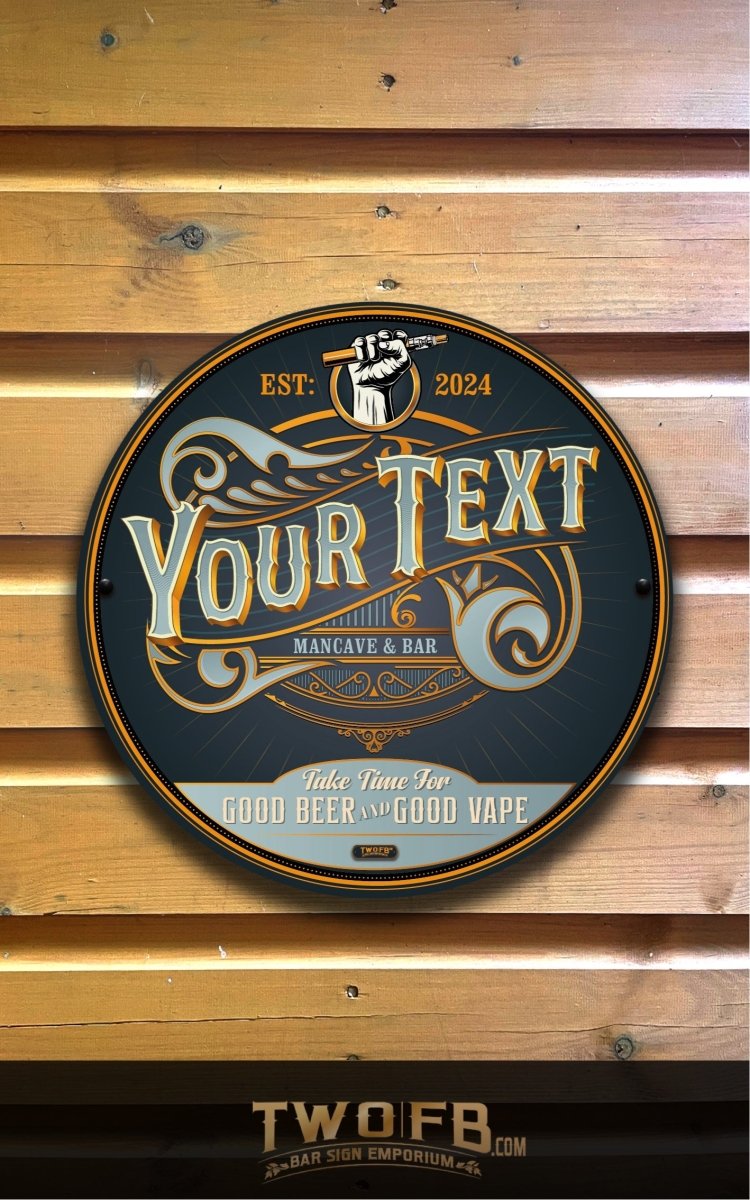 Vape Lounge | Vintage Bar Sign | Pub Signs | funny bar sign | Hanging Signs | Bar Sign