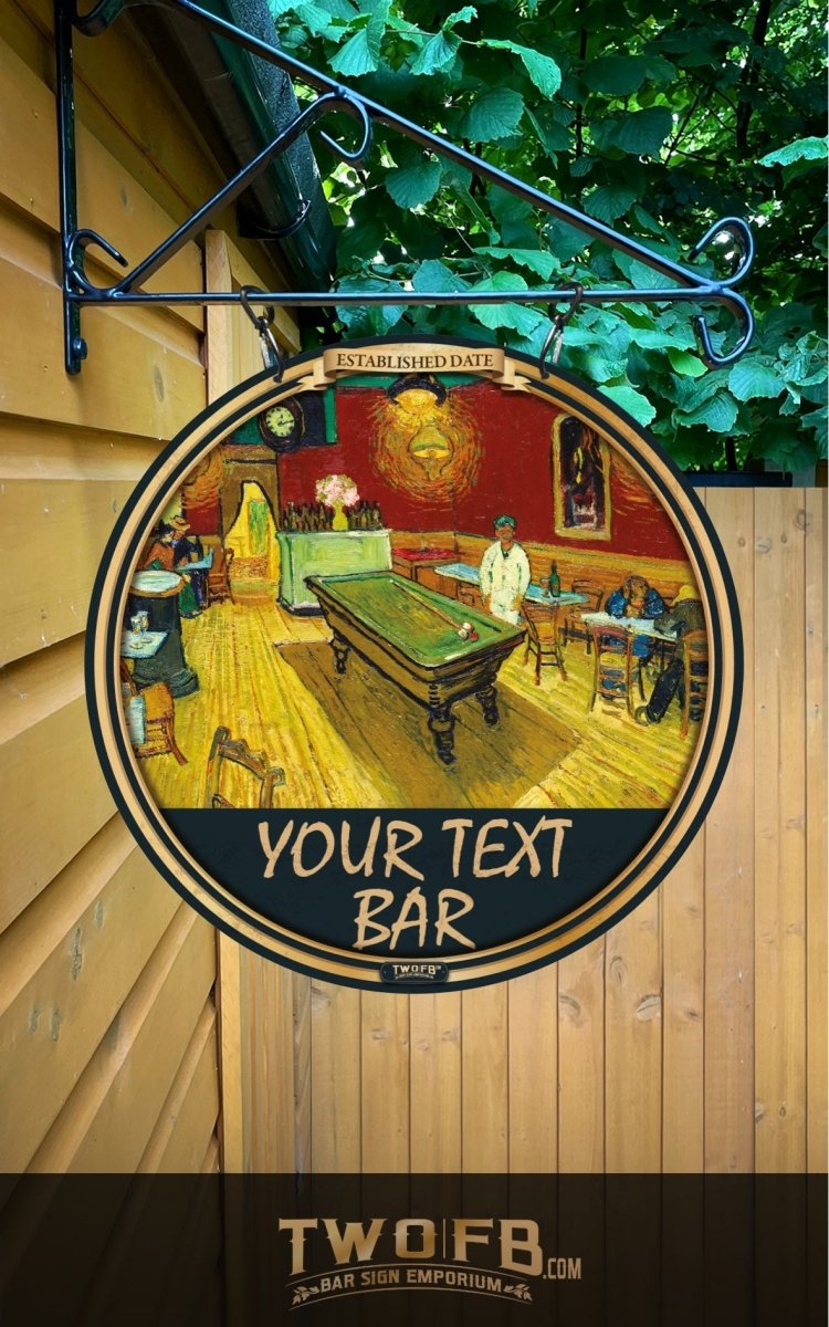 Vinnie's Bar Sign | Personalised Pub Sign | Hanging Pub Sign – Two Fat ...