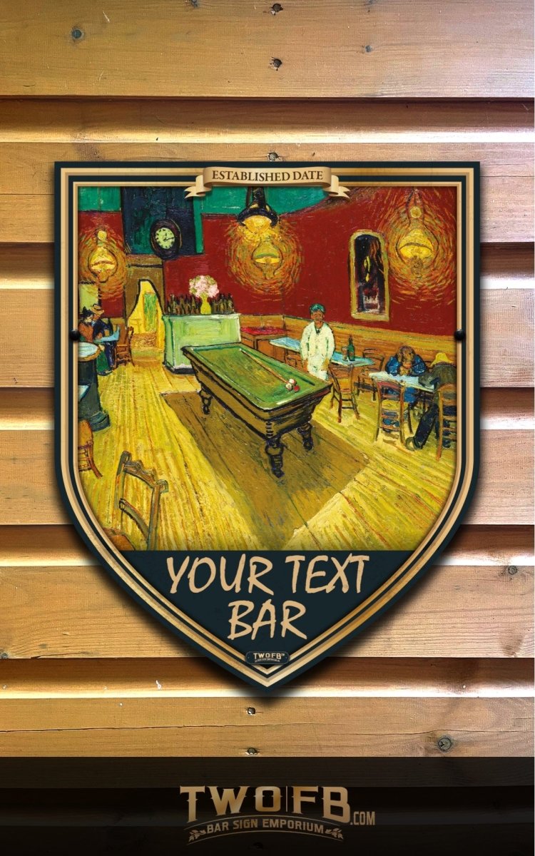 Vinnie's Bar Sign | Personalised Pub Sign | Hanging Pub Sign – Two Fat ...
