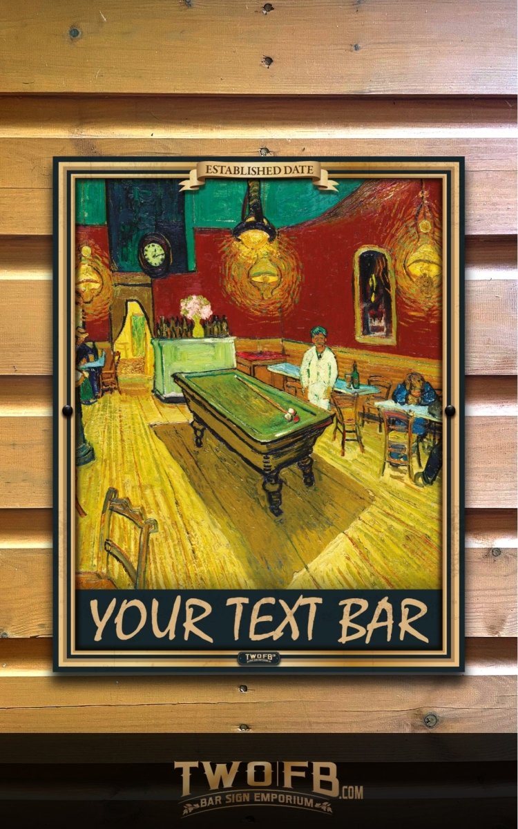 Vinnie's Bar Sign | Personalised Pub Sign | Hanging Pub Sign – Two Fat ...