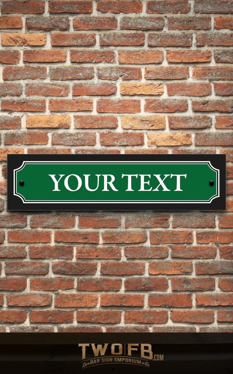 Vintage Road Signs, made to order | Man Cave Sign | Pub Shed Sign