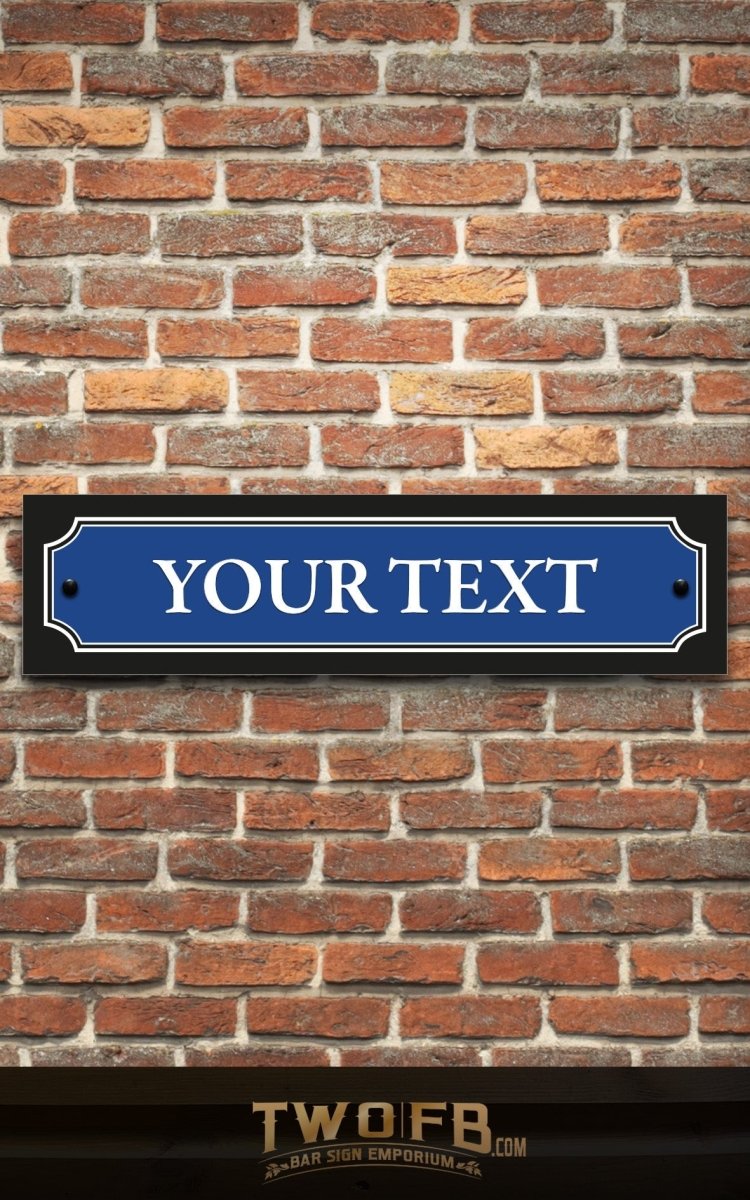 Vintage Road Signs, made to order | Man Cave Sign | Pub Shed Sign