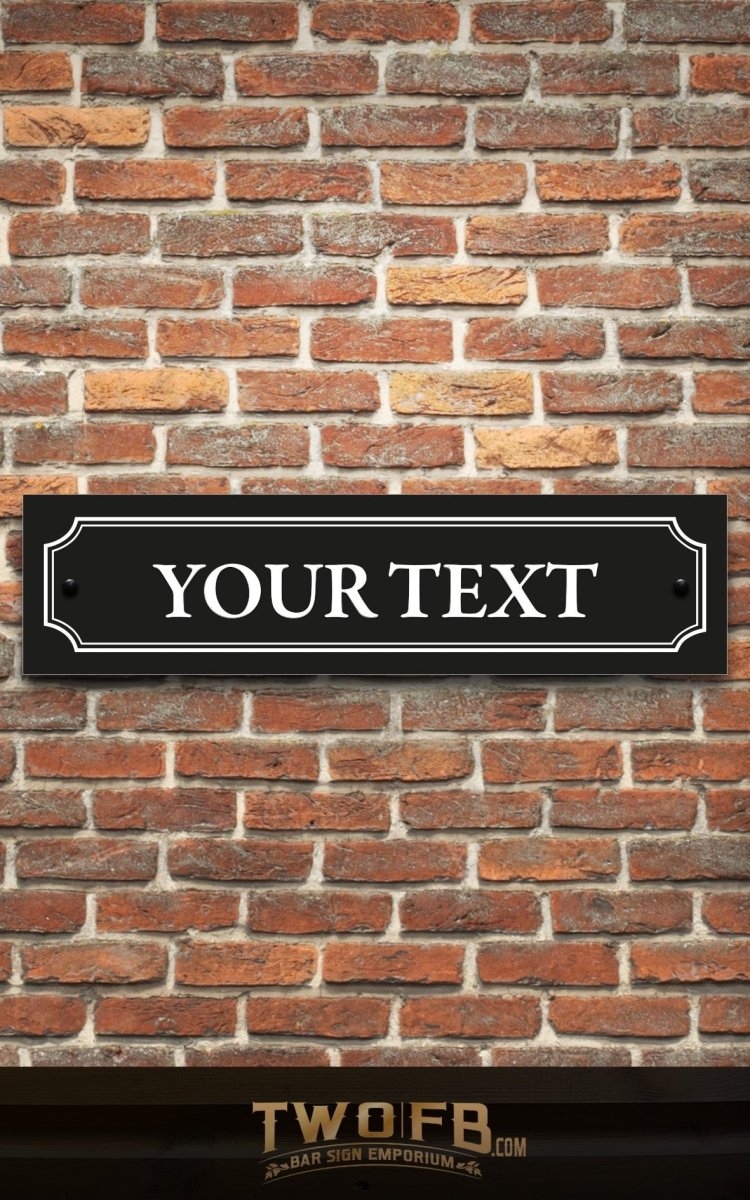 Vintage Road Signs, made to order | Man Cave Sign | Pub Shed Sign Twofb.com signs for bars