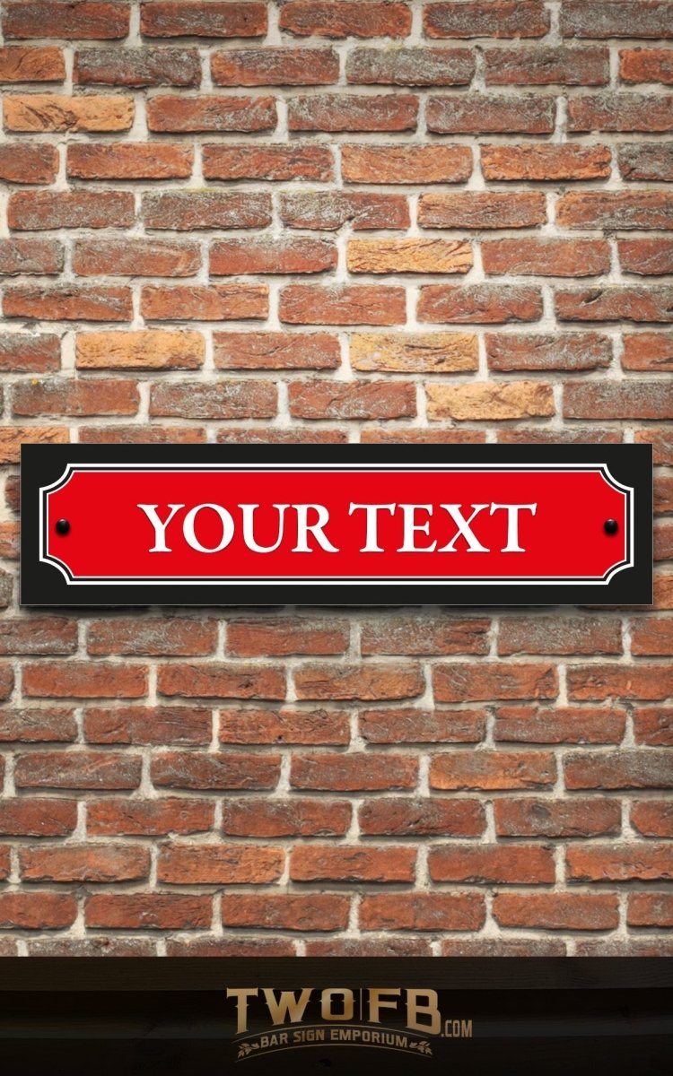 Vintage Road Signs, made to order | Man Cave Sign | Pub Shed Sign