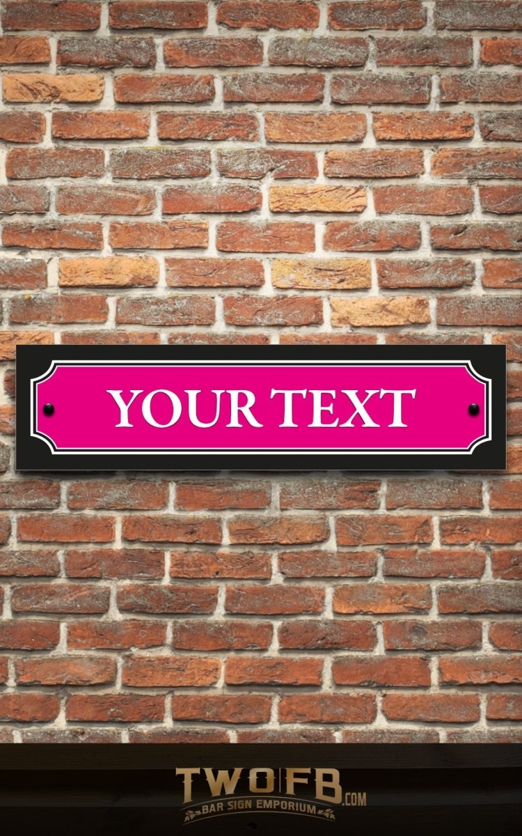 Vintage Road Signs, made to order | Man Cave Sign | Pub Shed Sign