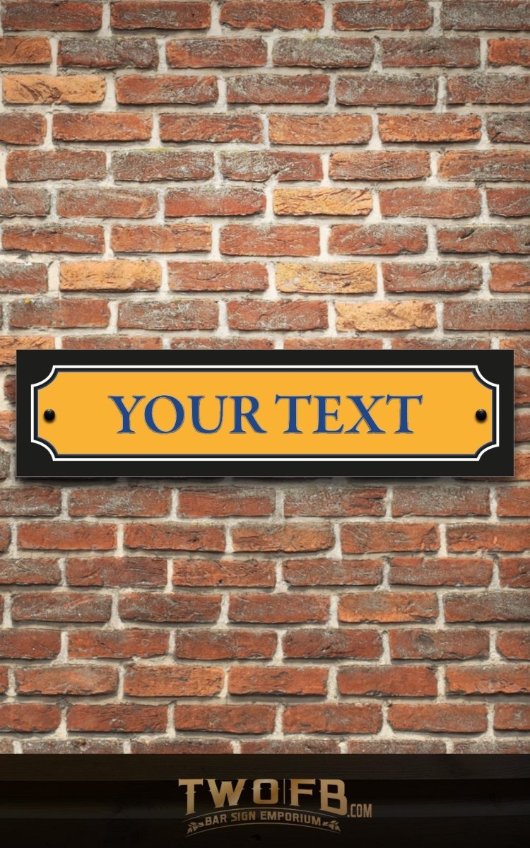 Vintage Road Signs, made to order | Man Cave Sign | Pub Shed Sign