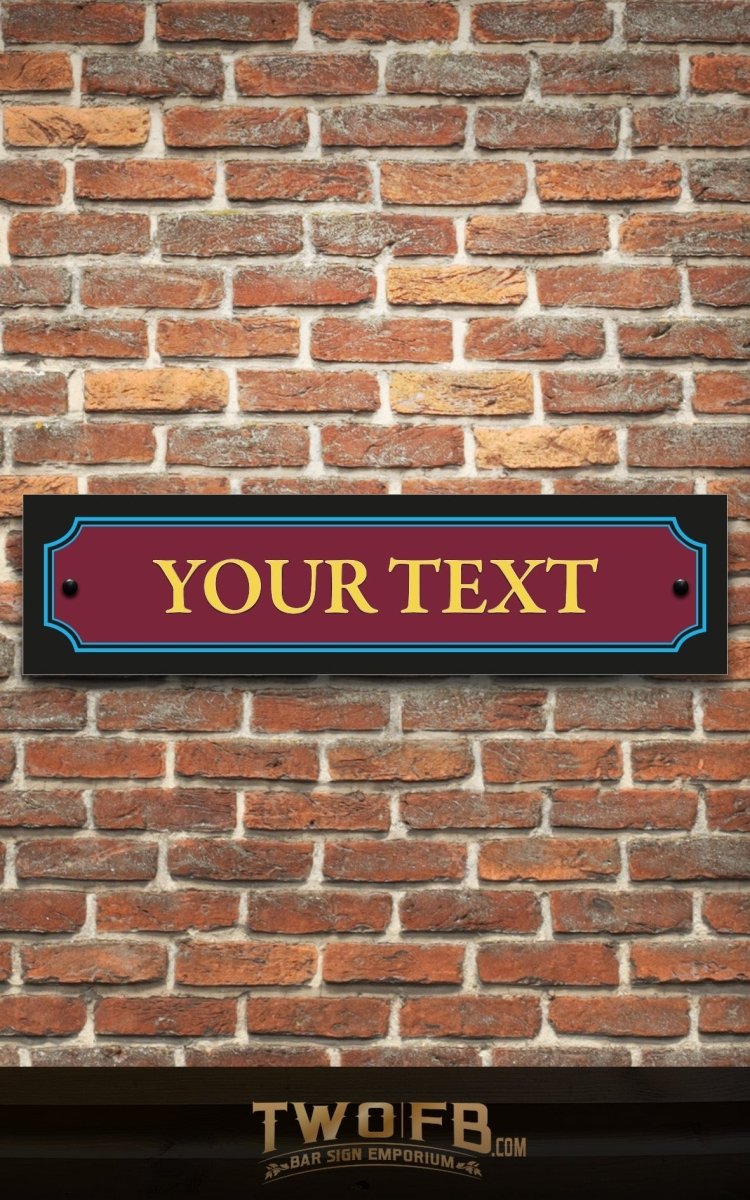 Vintage Road Signs, made to order | Man Cave Sign | Pub Shed Sign