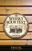 Load image into Gallery viewer, Whisky Shack/Pub Sign/Bar Sign/Home bar sign/Pub sign for outside/Custom pub sign/Home Bar/Pub Décor/Military Bar Signs/Custom Bar signs/Barsigns UK/ Man Cave/ Mess Sign/ Bar Runner/ Beer Mats/ Hanging pub sign/ Custom sign/ Garden Signs/Pub signs
