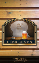 Load image into Gallery viewer, Your dog on a Pooch &amp; Pint Bar Sign Custom Signs from Twofb.com Bar Signs UK
