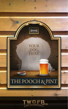 Load image into Gallery viewer, Your dog on a Pooch &amp; Pint Bar Sign Custom Signs from Twofb.com Hanging Pub Signs
