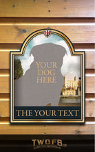 Load image into Gallery viewer, Your Dog on the Old Bull Bar Sign Custom Signs from Twofb.comHanging Pub Signs
