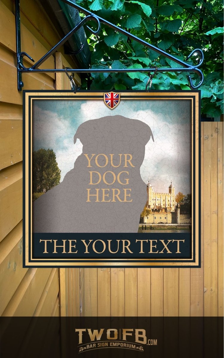 Your Dog on the Old Bull Bar Sign Custom Signs from Twofb.com Bar Signs UK