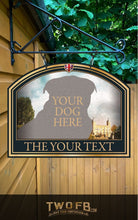 Load image into Gallery viewer, Your Dog on the Old Bull Bar Sign Custom Signs from Twofb.com Custom bar signs
