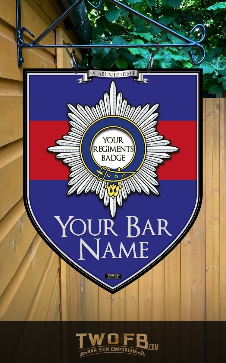 Your Regiment Arms | Regimental Pub Sign | British Army Bar Sign