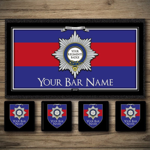 Your Regimental Crest | Beer Mats and Runners | Army Bar signs