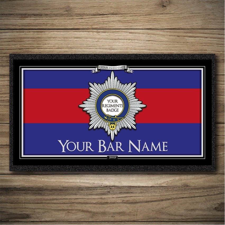 Your Regimental Crest | Beer Mats and Runners | Army Bar signs